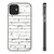 White Brick Cartoonish Clear Case 1
