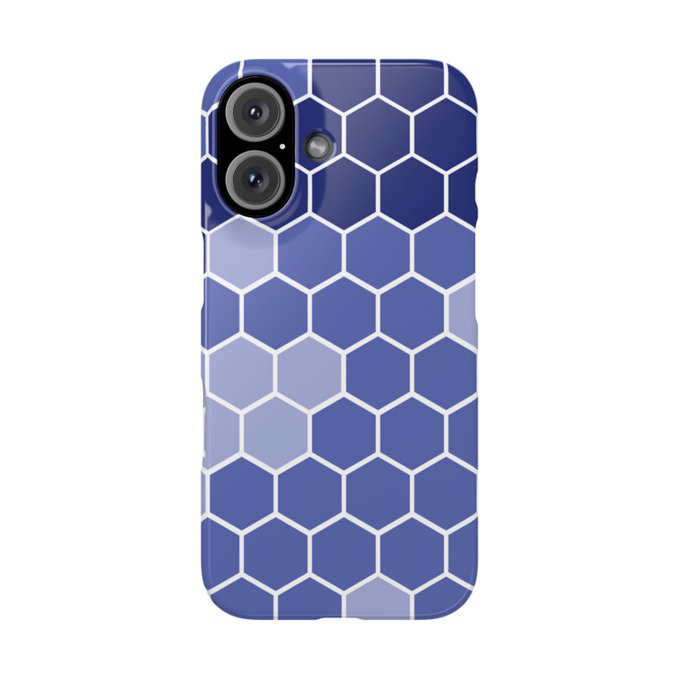 Blue Honeycomb Snap Case 1