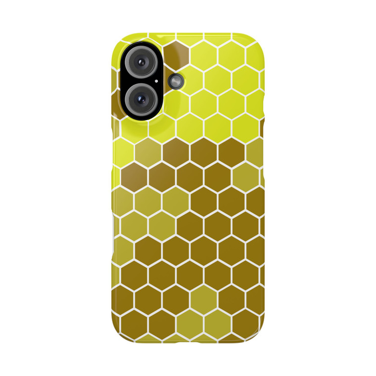 Yellow Honeycomb Snap Case 1