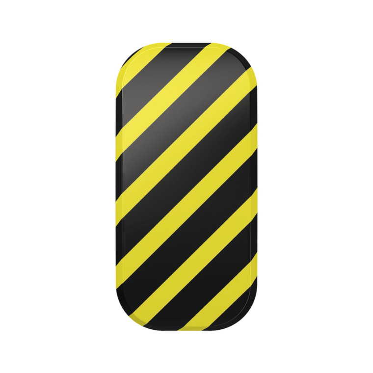 Yellow Construction Line Phone Grip and Stand