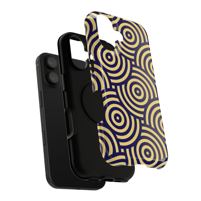 Round Japanish Pattern Impact-Resistant Cases 1