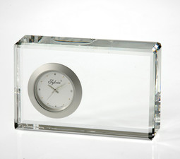 Double Beveled Clock