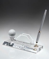 Pen Set w/ Business Card Holder, Golf