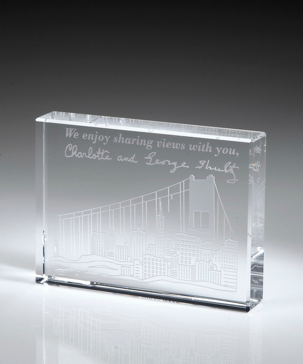 Flat Edge Paperweight