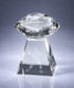 Football w/ Tall Base, Faceted