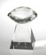 Football w/ Tall Base, Faceted