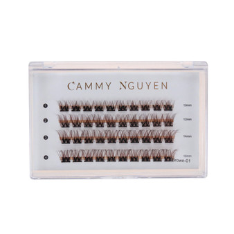 Cluster Lashes - Brown Press On