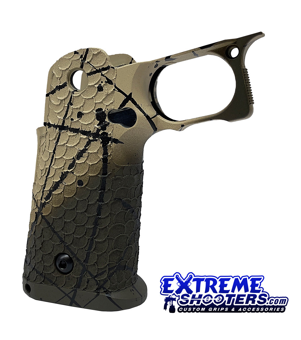 STI ODGreen/Tan Textured Grip