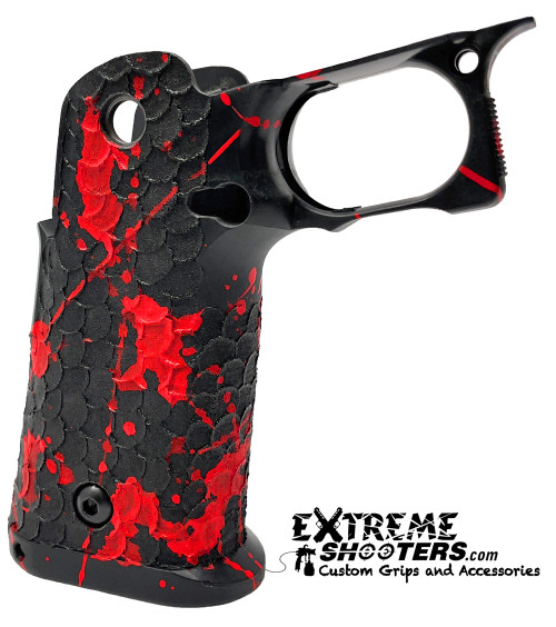2011 Dragon Scales grip module with our red splatter style