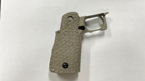 sti gen 1 Dragon Scale grip with Ergo dark earth
