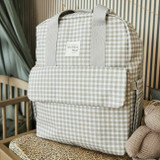 Walking Mum Mochila de Mamã I Love Vichy Cinza 1120800080