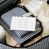 Walking Mum Muda-Fraldas I Love Vichy Preto 36316