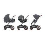 Maxi-Cosi Trio Fame + Alcofa + Ovinho Pebble 360 Pro2 + Base Twillic Graphite