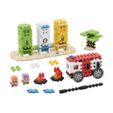 Marioinex Jogo de Construção 148 Peças Mini Waffle Bombeiros +6 Anos 906286