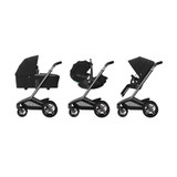Maxi-Cosi Trio Carrinho Fame + Alcofa + Ovinho Pebble 360 Pro2 Twillic Black