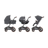 Maxi-Cosi Trio Carrinho Fame + Alcofa + Ovinho Pebble 360 Pro2 Twillic Graphite