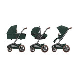 Maxi-Cosi Trio Carrinho Fame + Alcofa + Ovinho Pebble 360 Pro2 Twillic Green