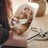 BabyBjörn Espreguiçadeira Balance Soft Algodão/Jersey Light Pink/Grey 005189