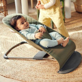 BabyBjörn Espreguiçadeira Bliss Woven Dark Green 006046