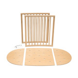 Stokke Pack Berço Sleepi Natural + Colchão + Lençol Ajustável + Kit de Extensão