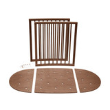 Stokke Pack Berço Sleepi V3 Warm Brown + Colchão + Lençol Ajustável + Kit de Extensão