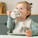 Done by Deer Babete com Bolso em Silicone Celebration Sand 1359539