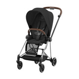 Cybex Duo Carrinho MIOS NG Chrome Brown Sepia Black + Alcofa Lux Mirage Grey