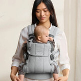 BabyBjörn Porta-Bebé Harmony Woven Mélange Light Grey 088029