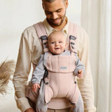 BabyBjörn Porta-Bebé Harmony Woven Mélange Light Pink 088028