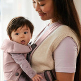 BabyBjörn Porta-Bebé Mini Woven Dusty Pink 021114