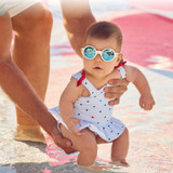 Chicco Óculos de Sol Redondos com Lentes Espelhadas Branco +0M