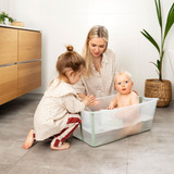 Stokke Banheira Flexi Bath + Flexi Stand + Suporte Recém-Nascido Transparent Green