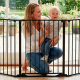 BabyDan Barreira de Segurança Flex StepFree L Black BD_050