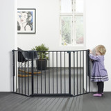 BabyDan Barreira de Segurança Flex StepFree M Preto BD_051