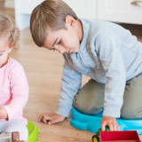 Bumbo Elipad Apoio para Chão Azul Elipad6002