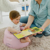 Bumbo Floor Seat Assento Ergonómico para Bebé Rosa Claro 6025