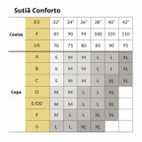 Carriwell Sutiã Conforto Preto M 556