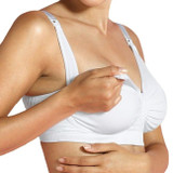 Carriwell Sutiã de Amamentação com Suporte Carri-Gel Branco L 3102