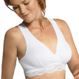 Carriwell Sutiã de Maternidade e Amamentação Cruzado Branco M 2506
