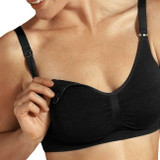 Carriwell Sutiã de Maternidade e Amamentação Original Preto L 3022