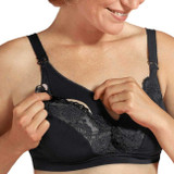 Carriwell Sutiã de Maternidade e Amamentação em Renda Preto II 2031