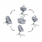 Chicco Mini Berço Baby Hug 5 em 1 Pro Earl Grey 05087076400000