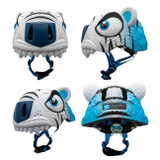 Crazy Safety Capacete de Criança 49-55cm Tigre Branco 100101-03-01