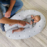 Doomoo Almofada de Amamentação Buddy Moon Blue Grey 5B62