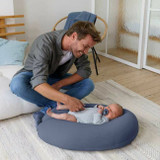 Doomoo Almofada de Amamentação Buddy Tetra Blue Jersey 5B63