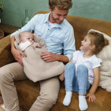 Doomoo Manta Dream em Algodão Orgânico Areia Jersey 75x100 5DS83