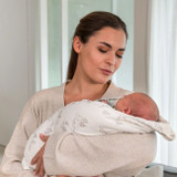 Doomoo Manta Dream em Algodão Orgânico Bear Family Grey 75x100 5DS05