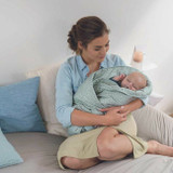 Doomoo Manta Dream em Algodão Orgânico Cloudy Kaki 75x100 5DS60