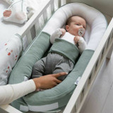 Doomoo Ninho para Bebé Cocoon Tetra Green Jersey 5CO13
