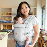Ergobaby Porta-Bebé Adapt Algodão SoftTouch Cinza Pérola EBCASTCGRY